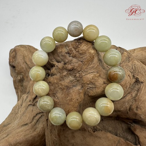 【肌容雪】天然緬甸A貨老種冰膠多彩翡翠手串 編號104