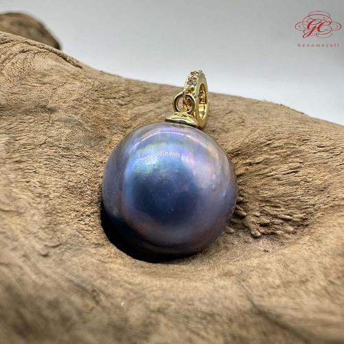 【肌容雪】馬貝之光天然珍珠吊墜附收納盒 編號P04